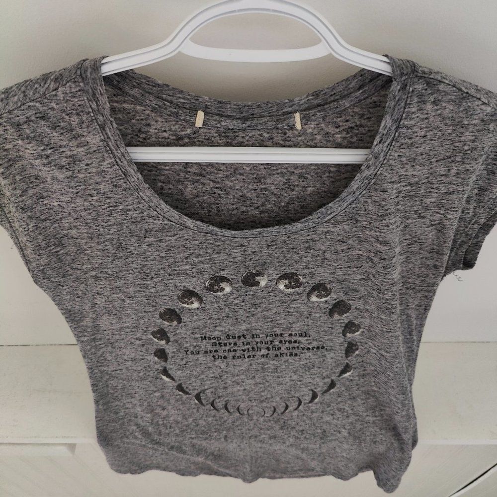 Tank Printed "Moon Dust in Your Soul, stars in your eyes, You are one with..."